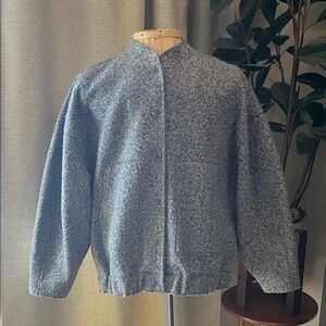 Zara Women's Gray Bomber Jacket